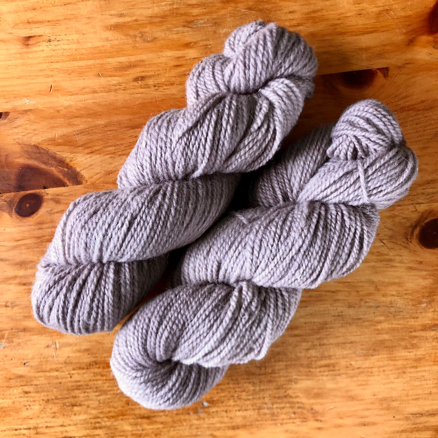 Worsted Weight (4) Yarn, 100% Wool, Hand Dyed "Driftwood" Colourway
